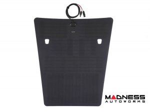 Jeep Cherokee KL Flexible Solar Panel Kit - Complete Kit w/ Waterproof Controller + Hood Decal - 75W